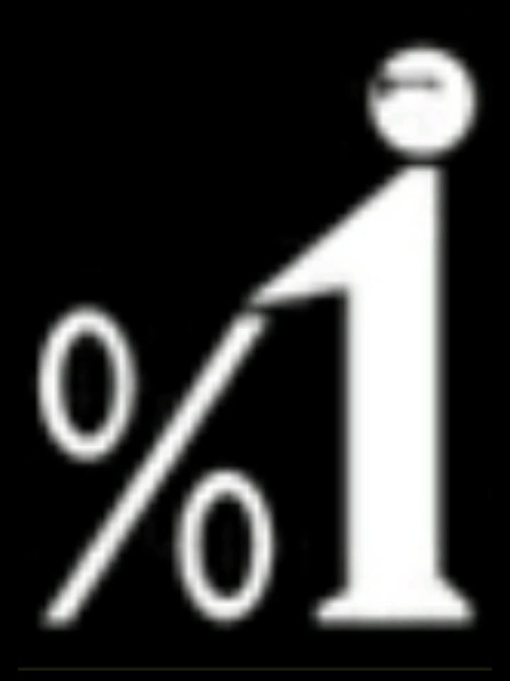 egy százalék logó